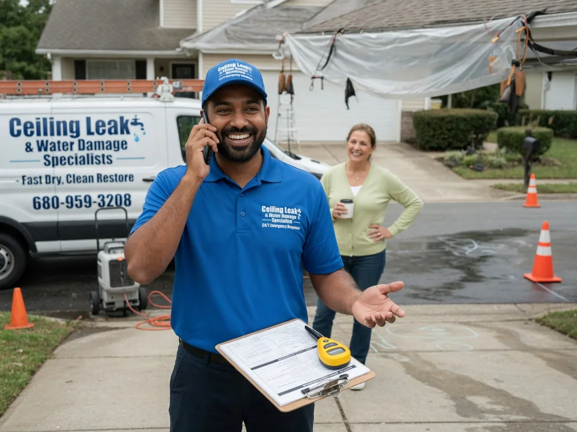 Ceiling Leak Cleanup Sherwood, MD FAQs